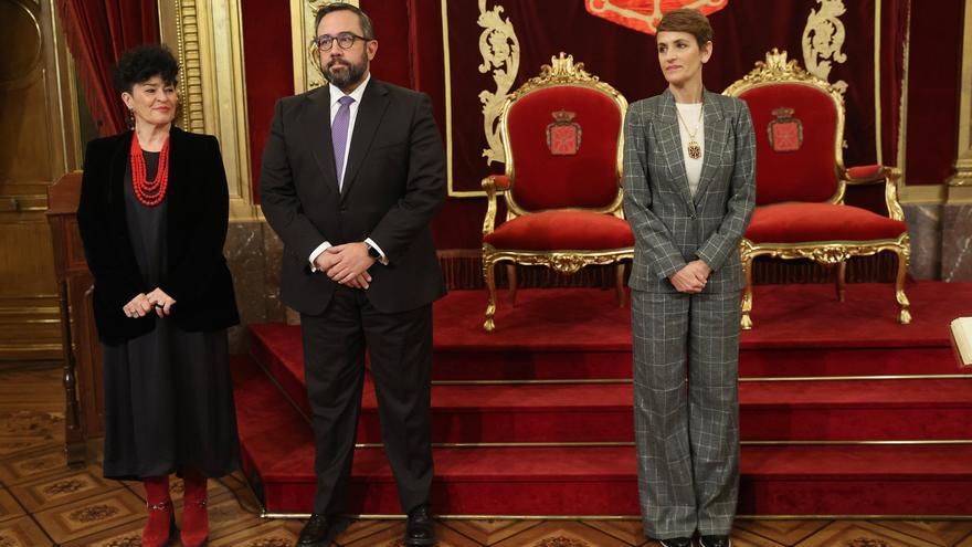 Fotos de la toma de posesión de Javier Remírez e Inma Jurío como nuevos miembros del Gobierno de Navarra