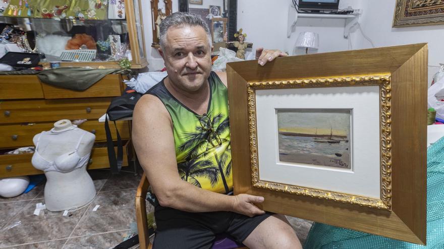 Recuperado el cuadro de Sorolla desaparecido en el centro de Sevilla: "Lo cogí porque me gustó el marco"