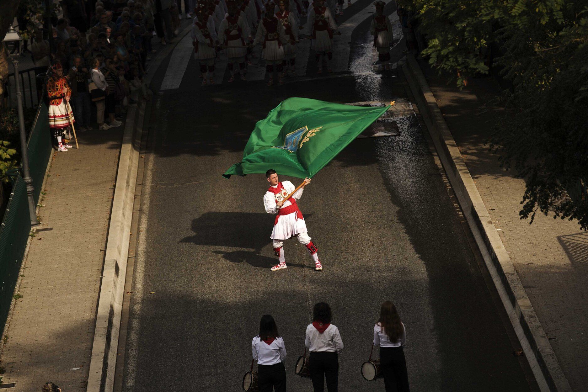 Fotos de la procesión de San Fermín Txikito