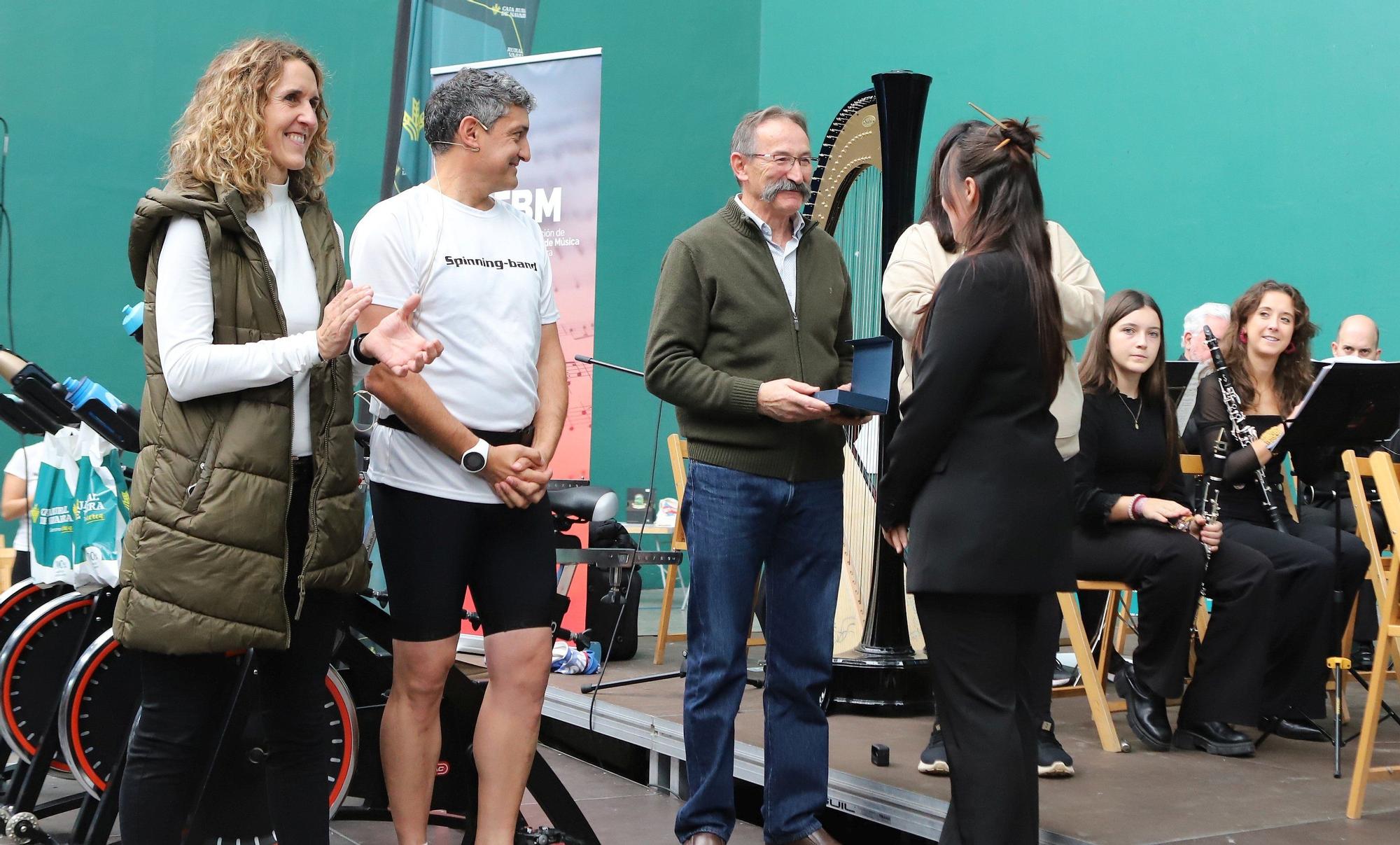 Spinning Band Solidario en Ororbia: música y deporte en directo por una buena causa