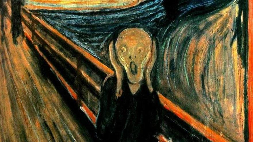 Edvard Munch, &#039;El grito&#039;, Galería Nacional de Oslo (Noruega).