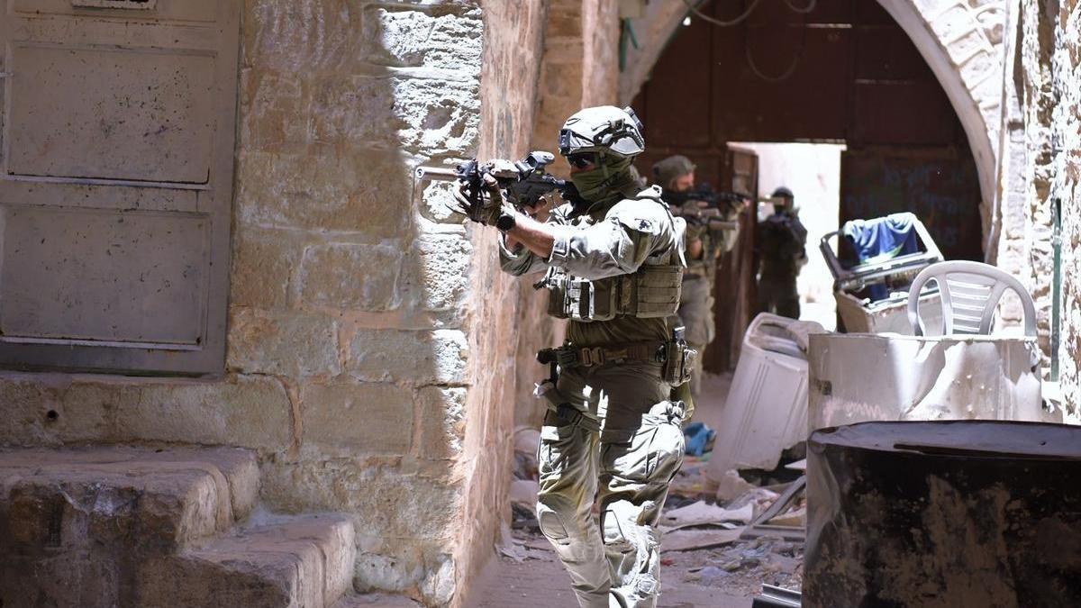 Un militar israelí en Cisjordania en una foto de archivo.