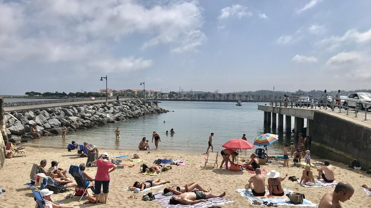 Imagen de la playa de Hondarribia.