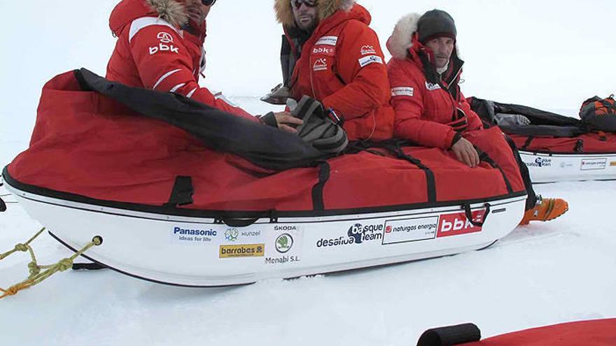 El Basque Team, a 69 kilómetros de la hazaña