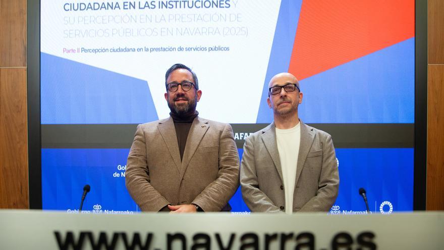 Siete de cada diez navarros valoran positivamente el funcionamiento de las administraciones públicas
