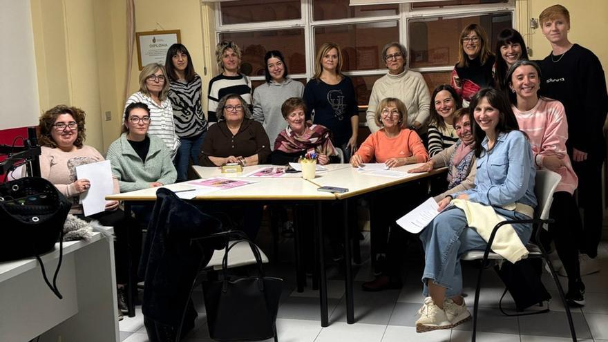 Una semana en clave morada en San Adrián en torno al 8M