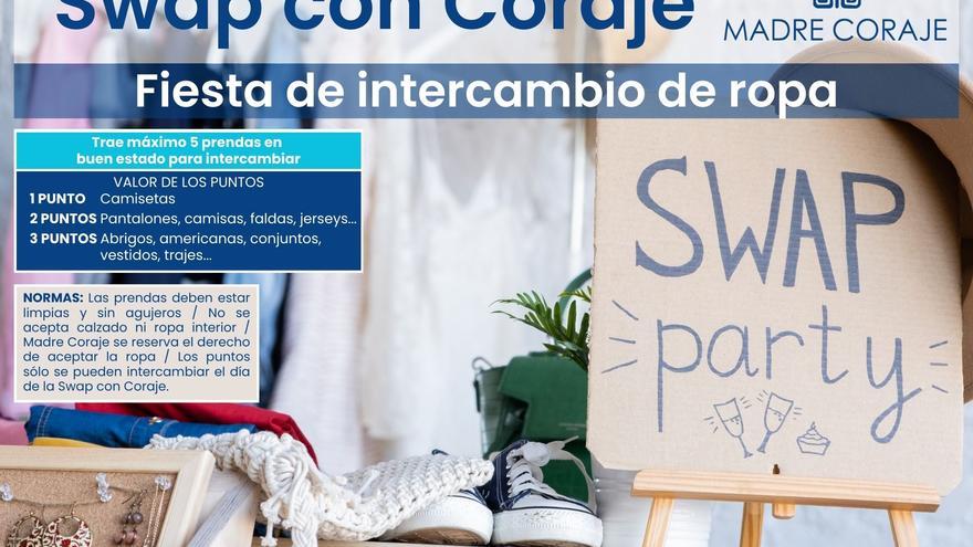 Madre Coraje organiza una fiesta de intercambio de ropa en Pamplona para desmontar el Black Friday