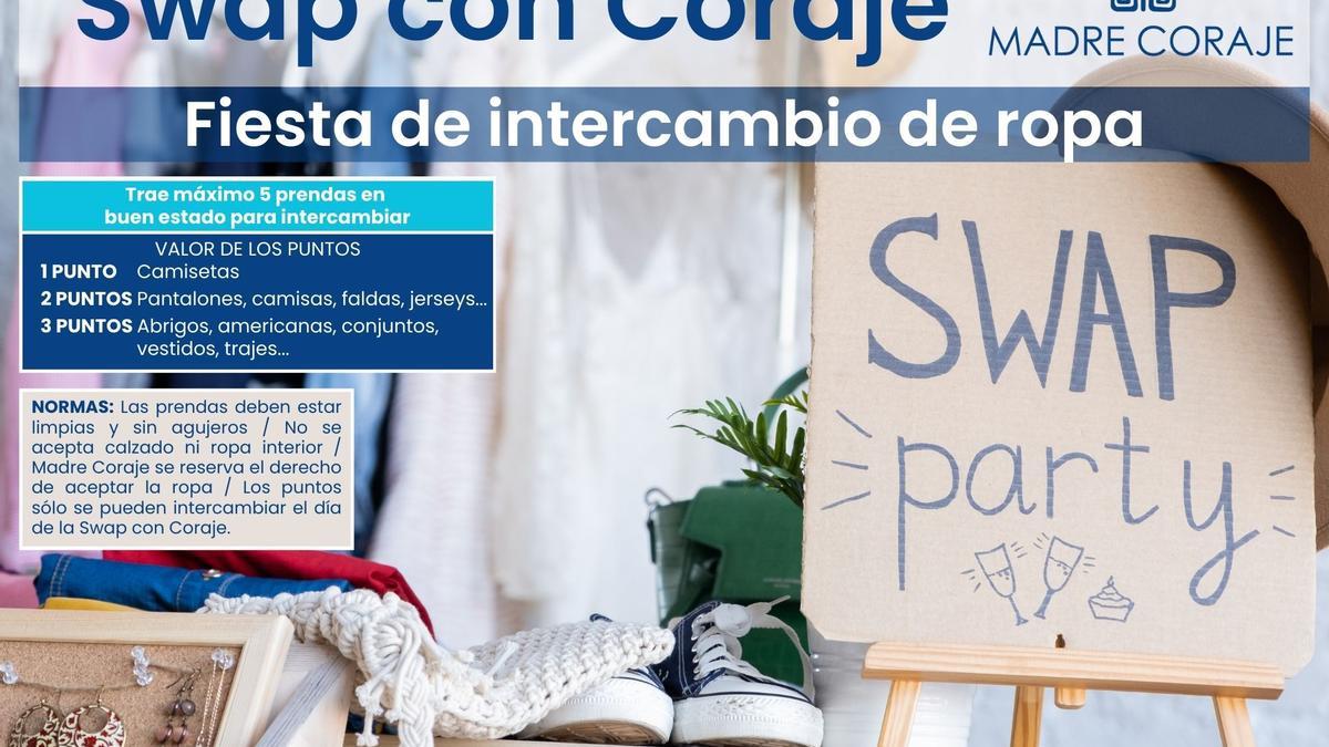 ’Swap con Coraje’, una fiesta de intercambio de ropa¨.