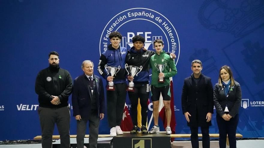 Podios navarros en la Copa de Clubes Sub-18 de halterofilia