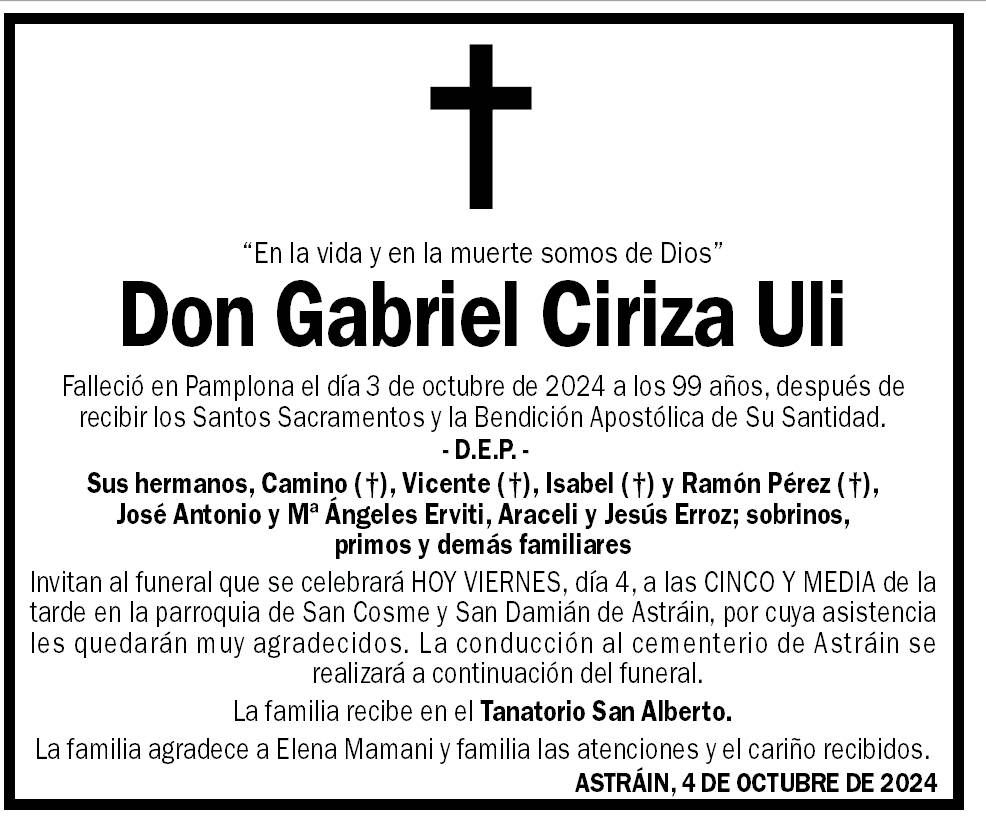 Gabriel Ciriza Uli