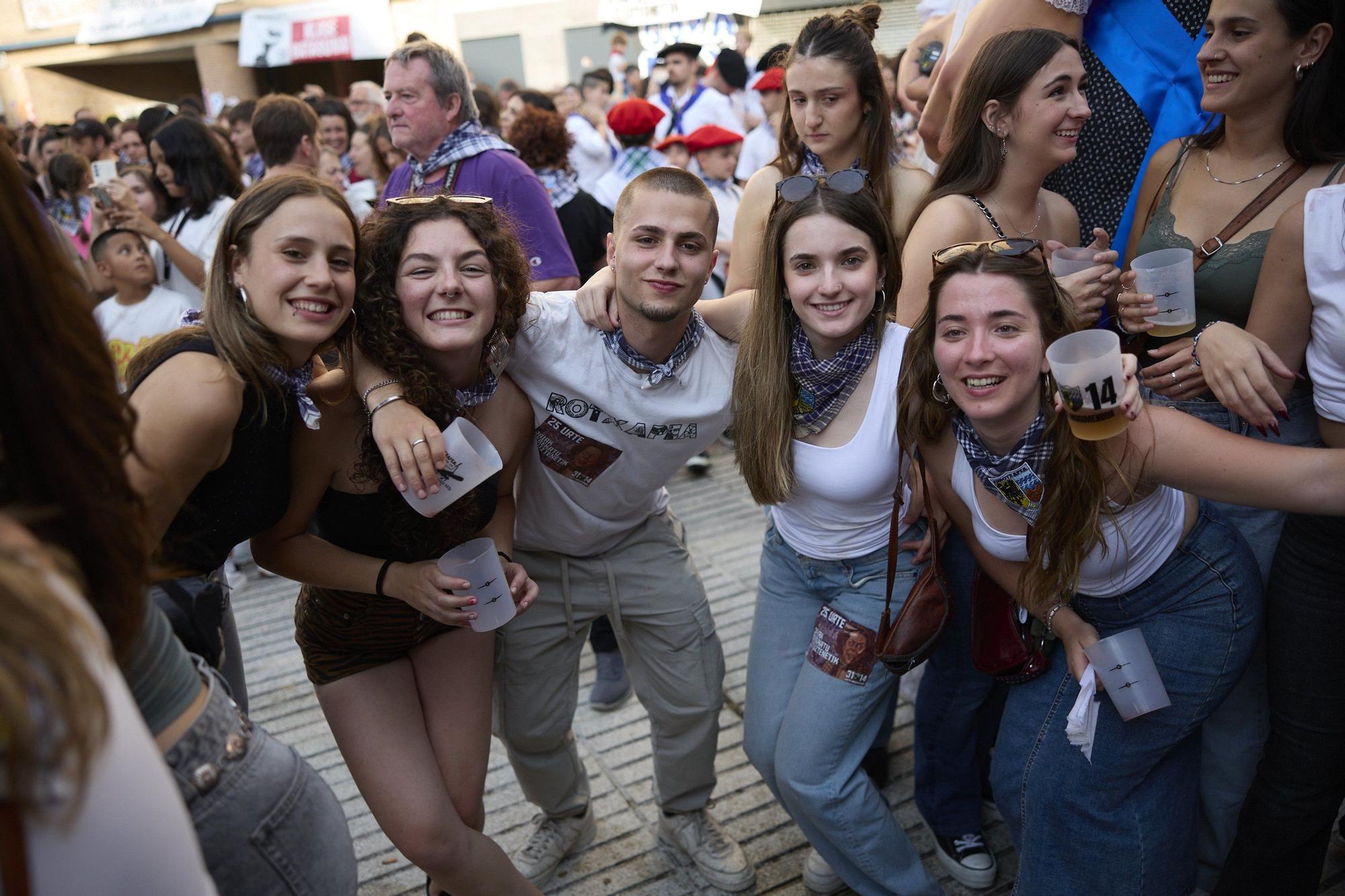 Fotos del chupinazo de la Rochapea