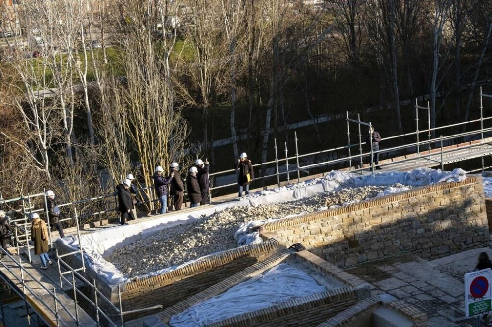 Visita a las obras del baluarte de Parma