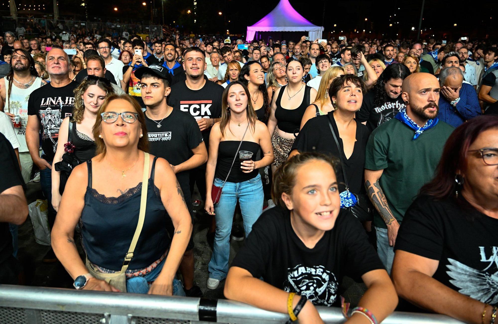 En imágenes: concierto de Linaje en Aste Nagusia