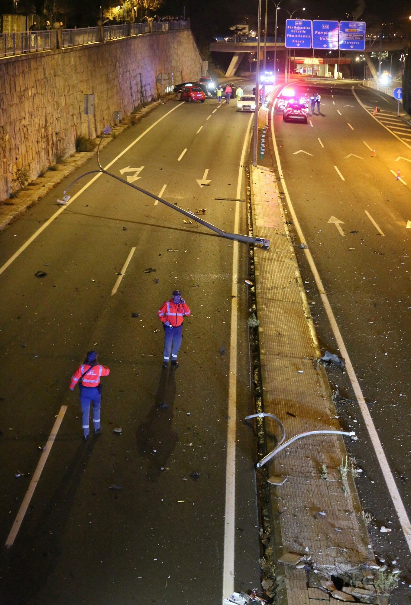 Grave accidente en Zizur