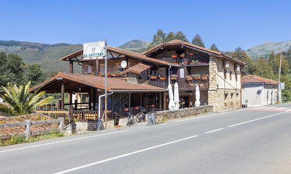 Vista exterior del restaurante.