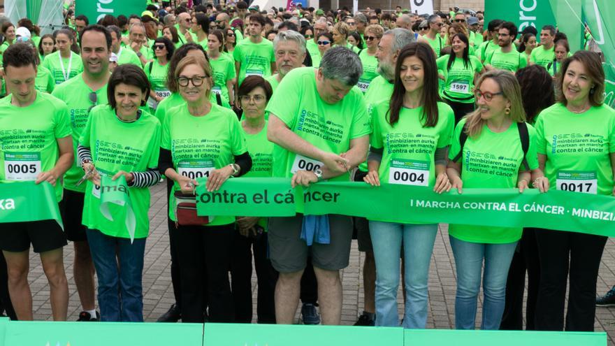 Más de un millar de personas correrán contra el cáncer el domingo en Bilbao