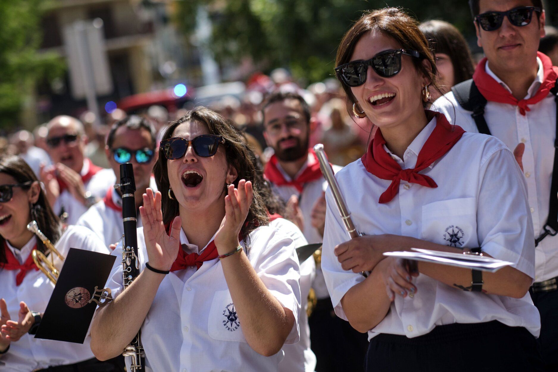 Fotos del inicio de las fiestas de Estella-Lizarra