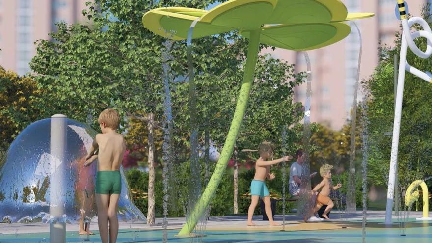 Barakaldo creará una zona de juegos de agua en el jardín botánico