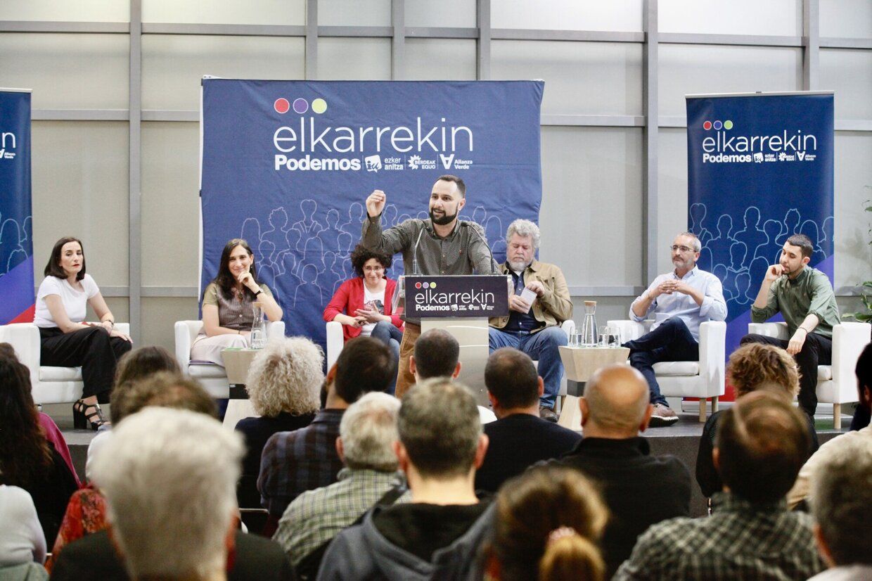 En imágenes: arranca la campaña en Vitoria