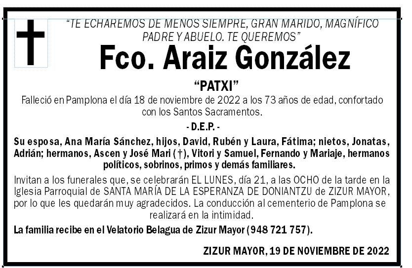 Fco. Araiz González