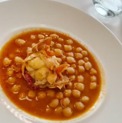 Garbanzos con bogavante de 'Kate Zaharra'