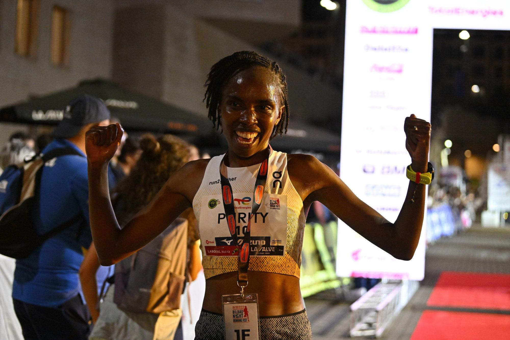 El Bilbao Night Marathon, en imágenes