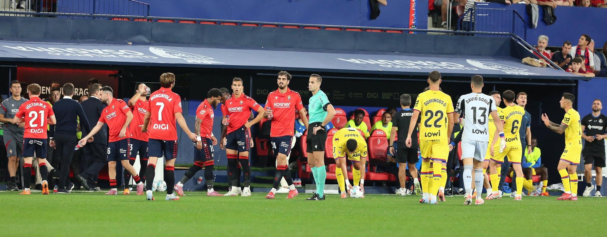 Fotos del Osasuna-Getafe en El Sadar