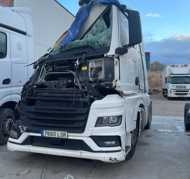 Una foto del camión en "buen estado".