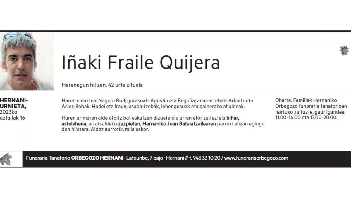 Iñaki Fraile Quijera