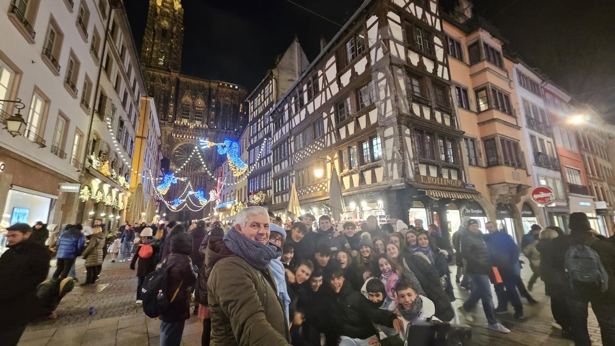 En el viaje a Estrasburgo, más allá de la visita al Parlamento Europeo, las salidas en grupo han sido las más repetidas