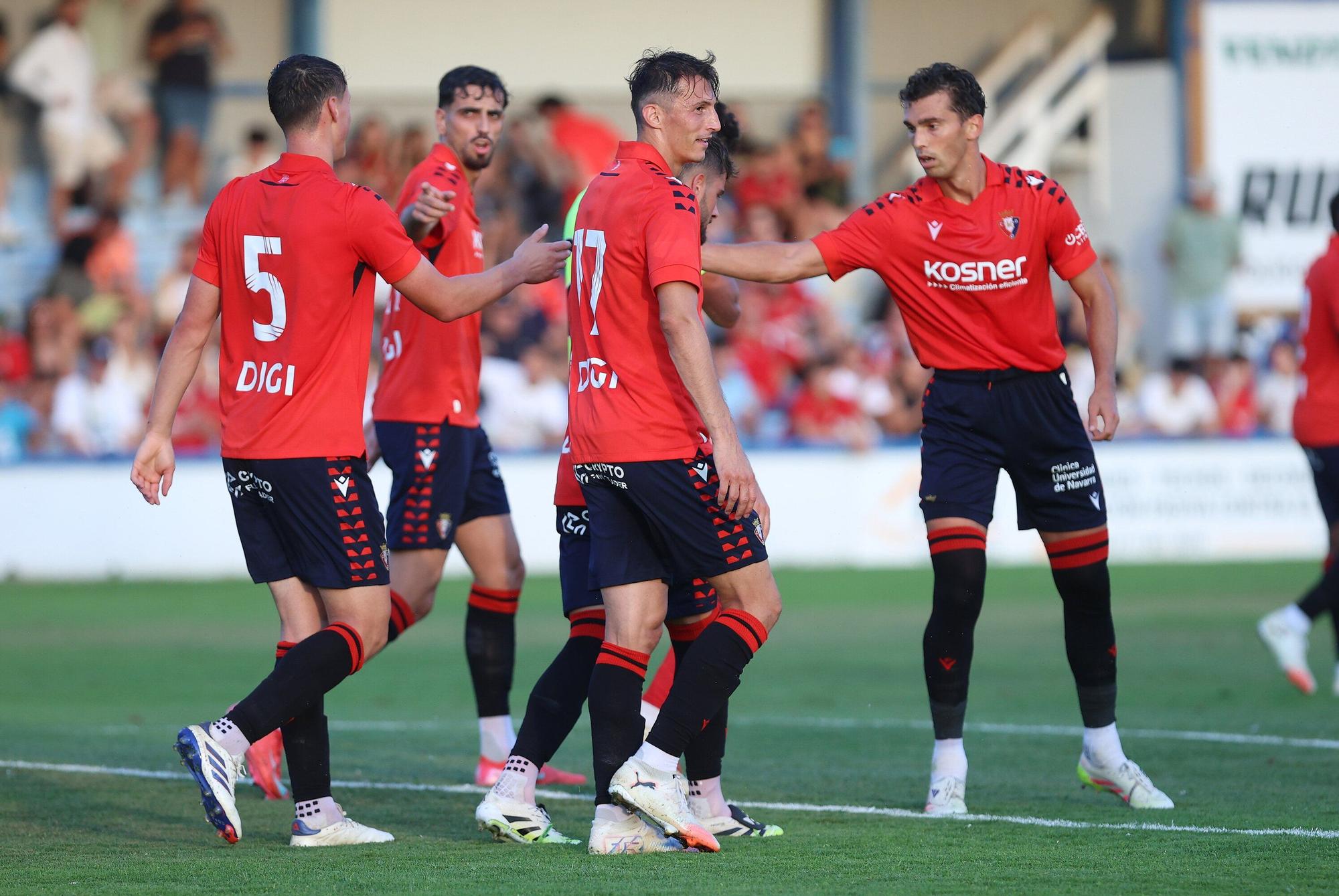 Osasuna logra en Tafalla su primer triunfo de pretemporada
