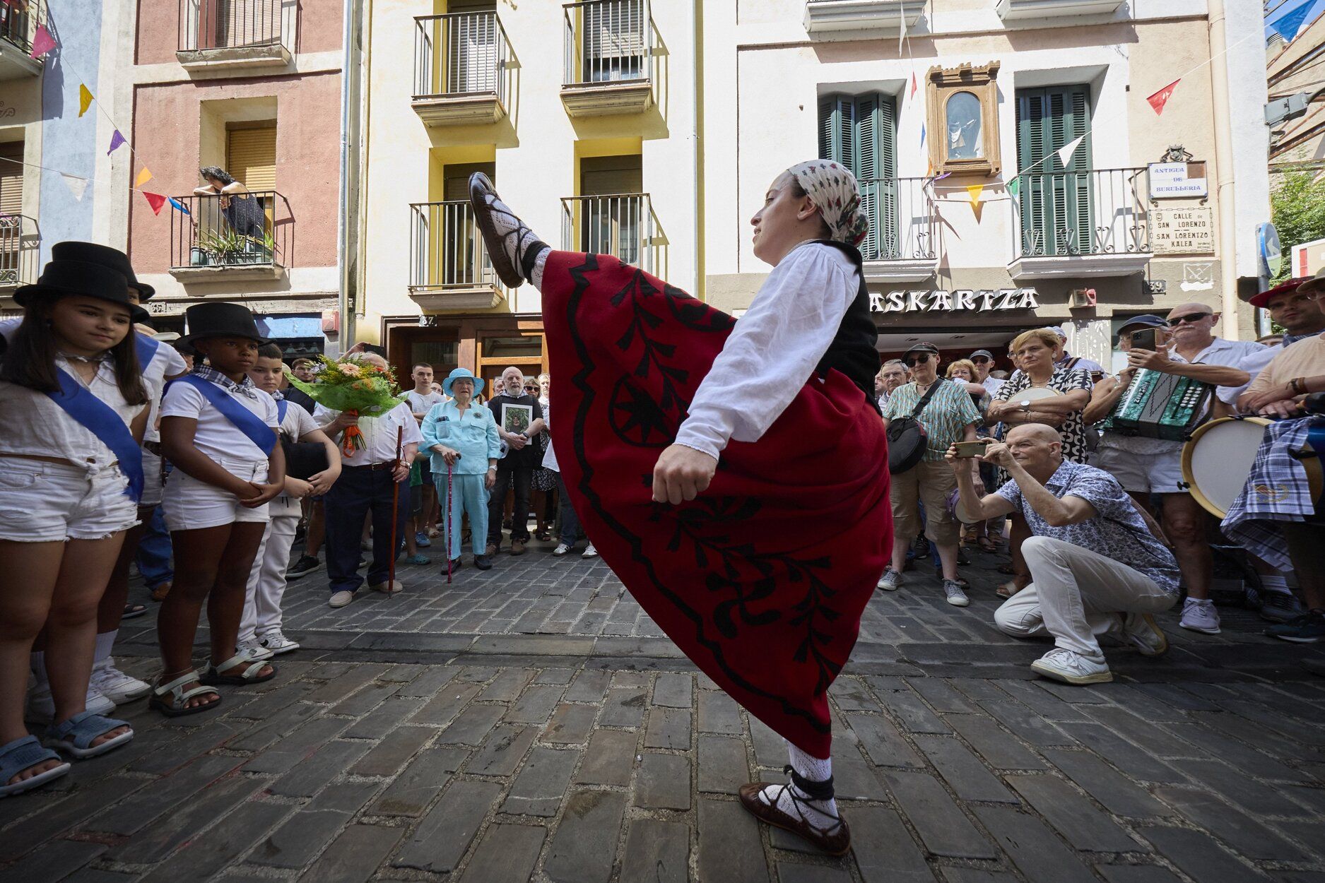 Fotos del chupinazo de las fiestas de San Lorenzo