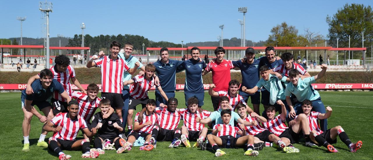 En imágenes: el juvenil del Athletic se proclama campeón de liga