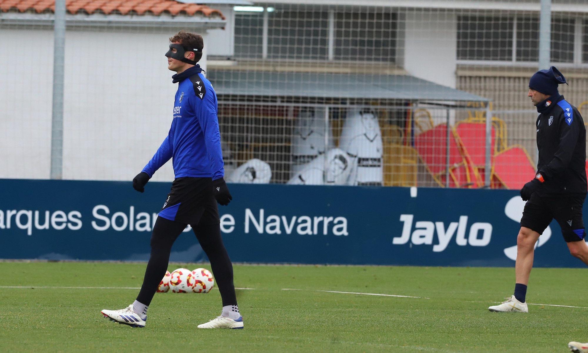El primer entrenamiento de Osasuna de 2025