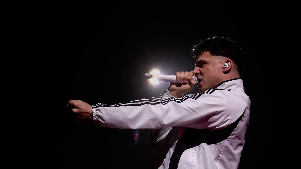 Imagen del concierto que ofreció Zetak el pasado 4 de enero en el Navarra Arena y en el que presentó el espectáculo &#039;Mitoaroa&#039;.