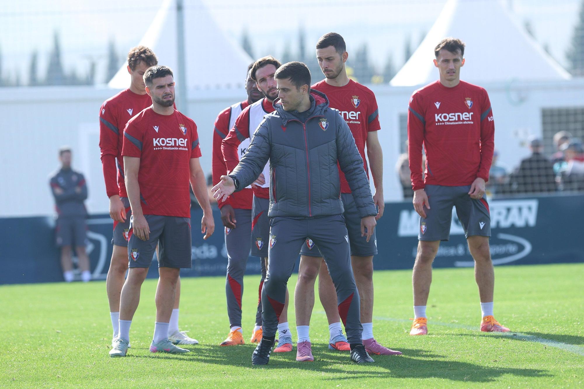 Entrenamiento de Osasuna de este domingo