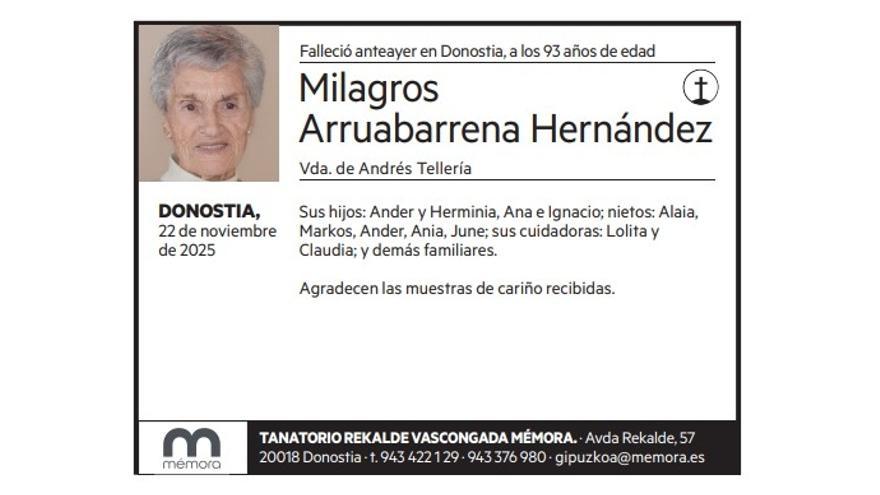 Milagros Arruabarrena Hernández