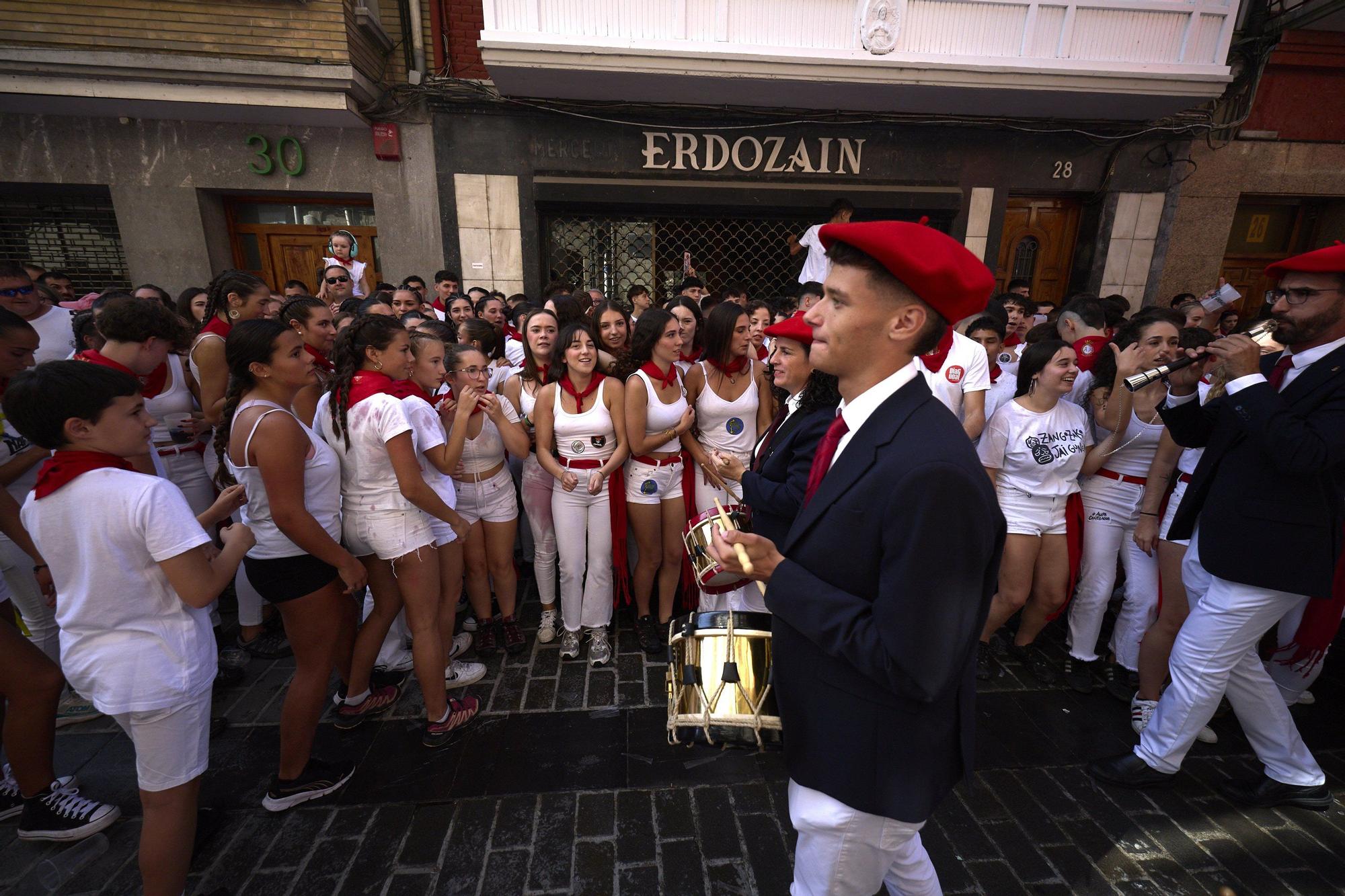 Fotos del cohete de fiestas de Sangüesa 2025