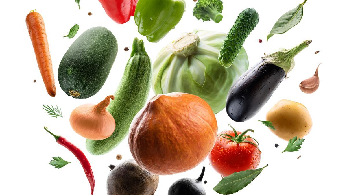 Variedad de alimentos frescos