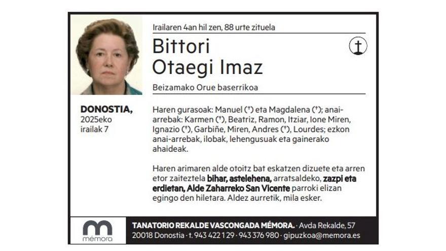 Bittori Otaegi Imaz