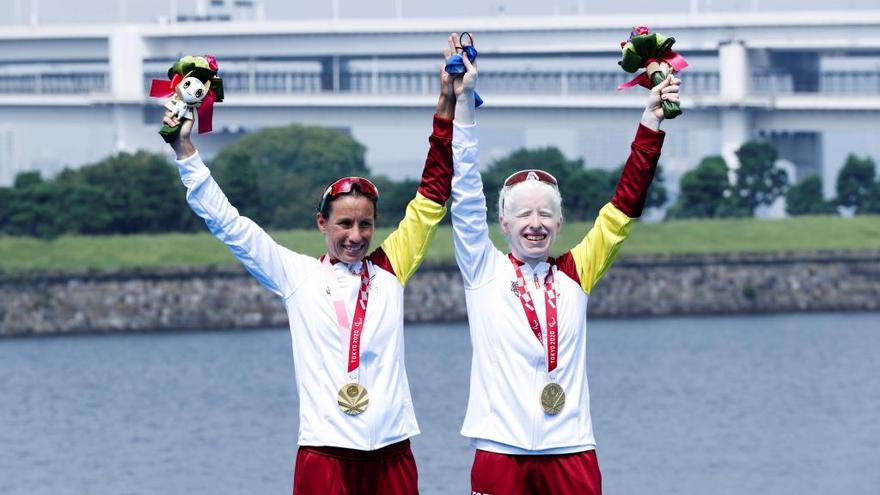 Susana Rodríguez, oro en triatlón