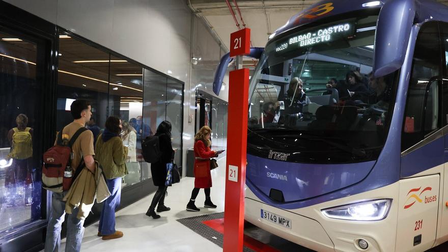 Trece empresas optan a operar el trayecto Bilbao–Castro en autobús