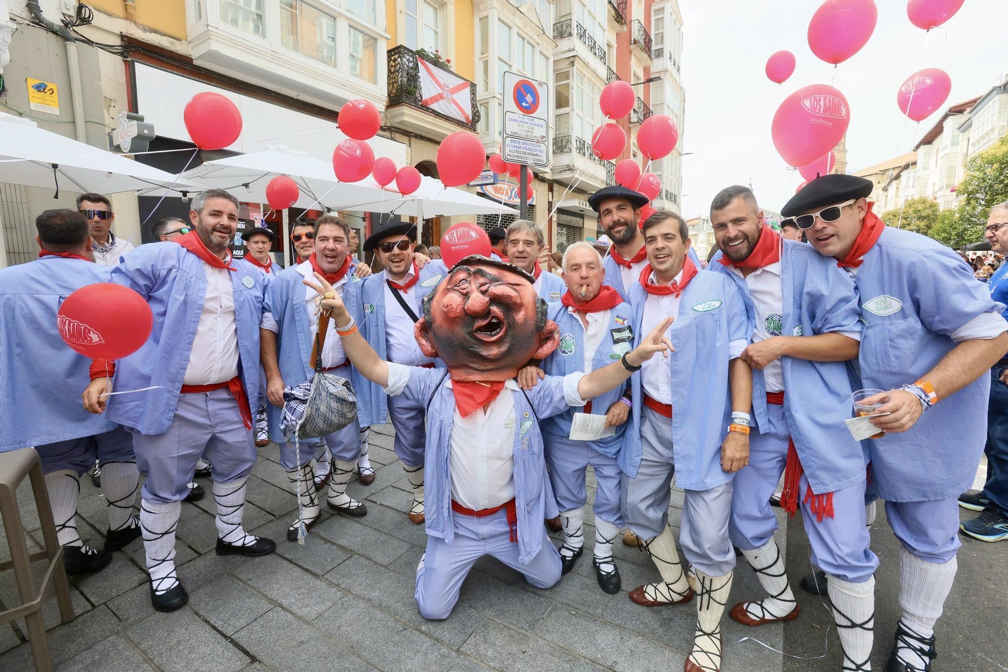 En imágenes: La fiesta continúa en las calles de Gasteiz este 6 de agosto