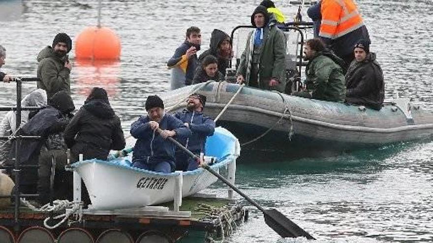 Rodaje alli abajo en getaria