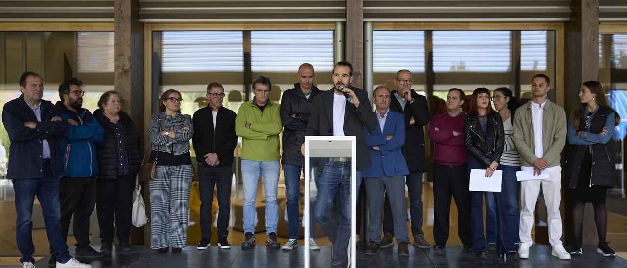 Inauguración del edificio destinado  a espacio joven del Ayuntamiento del Valle de Aranguren