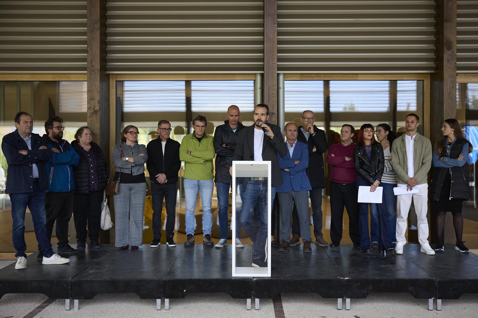 Inauguración del edificio destinado  a espacio joven del Ayuntamiento del Valle de Aranguren