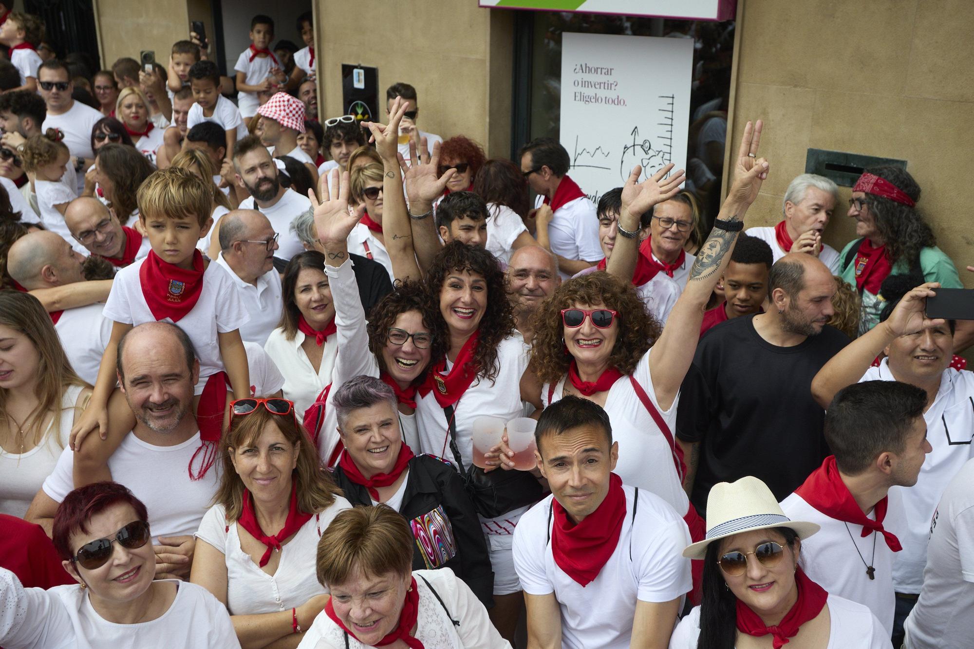 Fotos del cohete de las fiestas de Tudela 2025