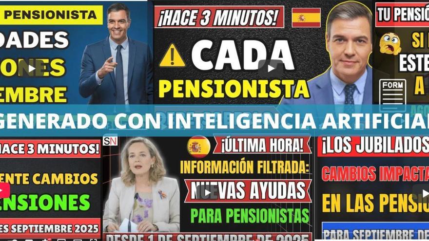 Inusual auge de canales de YouTube que publican vídeos para alertar, desinformar y confundir sobre las pensiones de jubilación