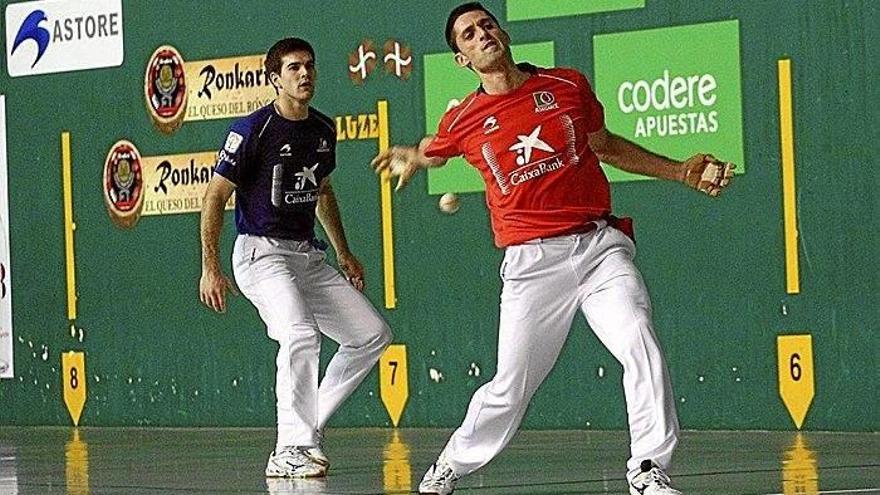 Aimar Olaizola y Albisu  se miden en el Labrit