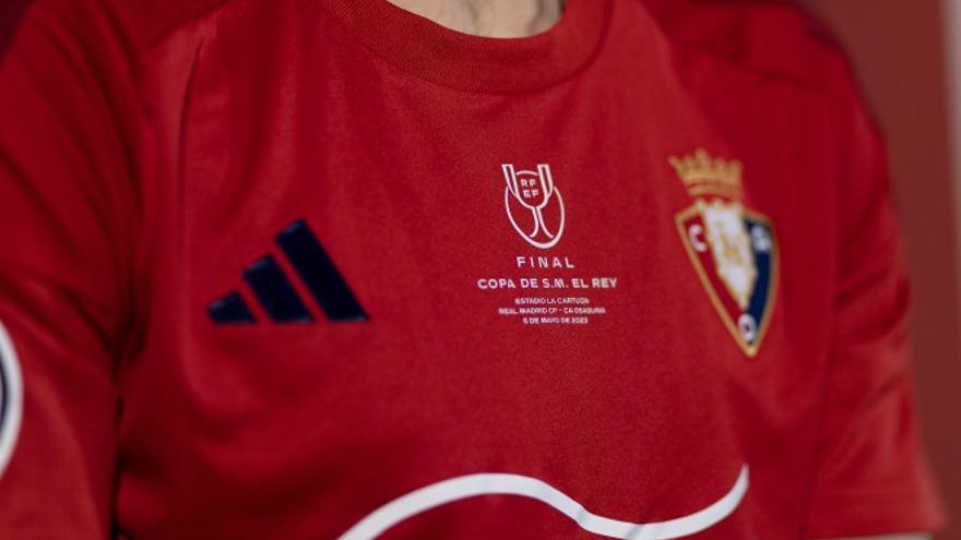 Camiseta de Osasuna para la final de la Copa del Rey